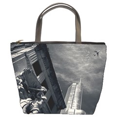 Chicago Skyline Tall Buildings Bucket Bags by BangZart