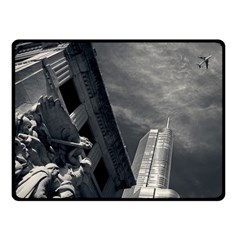 Chicago Skyline Tall Buildings Fleece Blanket (small) by BangZart