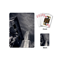 Chicago Skyline Tall Buildings Playing Cards (mini)  by BangZart