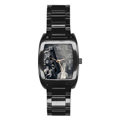 Chicago Skyline Tall Buildings Stainless Steel Barrel Watch by BangZart