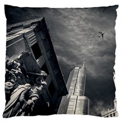 Chicago Skyline Tall Buildings Standard Flano Cushion Case (one Side) by BangZart