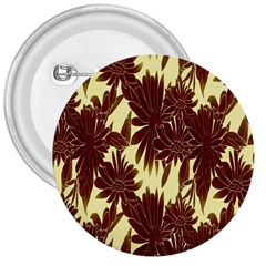 Floral Pattern Background 3  Buttons by BangZart