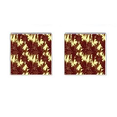 Floral Pattern Background Cufflinks (square) by BangZart