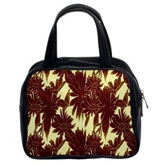 Floral Pattern Background Classic Handbags (2 Sides) by BangZart