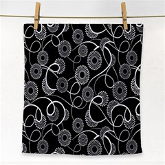 Floral Pattern Background Face Towel by BangZart