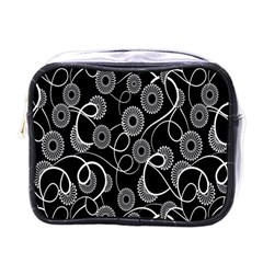 Floral Pattern Background Mini Toiletries Bags by BangZart