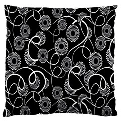 Floral Pattern Background Large Cushion Case (one Side) by BangZart