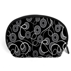 Floral Pattern Background Accessory Pouches (large)  by BangZart