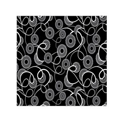 Floral Pattern Background Small Satin Scarf (square) by BangZart