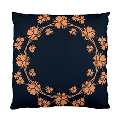 Floral Vintage Royal Frame Pattern Standard Cushion Case (two Sides) by BangZart