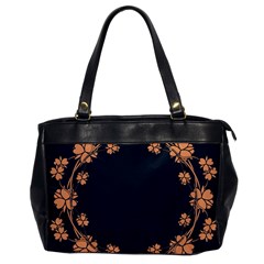 Floral Vintage Royal Frame Pattern Office Handbags by BangZart