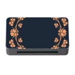 Floral Vintage Royal Frame Pattern Memory Card Reader with CF Front