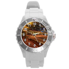 Florida State University Round Plastic Sport Watch (l) by BangZart