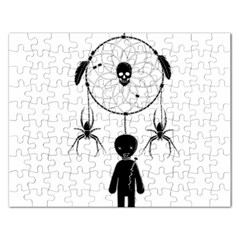 Voodoo Dream-catcher  Rectangular Jigsaw Puzzl by Valentinaart