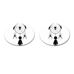 Voodoo Dream-catcher  Cufflinks (oval) by Valentinaart