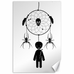 Voodoo Dream-catcher  Canvas 24  X 36  by Valentinaart