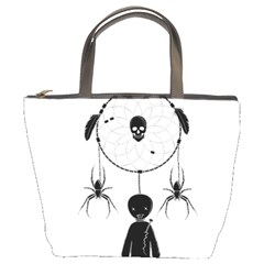 Voodoo Dream-catcher  Bucket Bags by Valentinaart