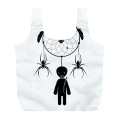 Voodoo Dream-catcher  Full Print Recycle Bags (l)  by Valentinaart