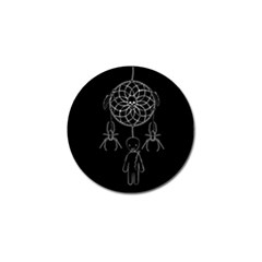 Voodoo Dream-catcher  Golf Ball Marker (4 Pack) by Valentinaart