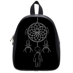 Voodoo Dream-catcher  School Bag (small) by Valentinaart