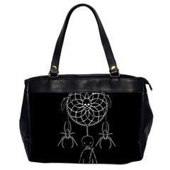 Voodoo Dream-catcher  Office Handbags (2 Sides)  by Valentinaart