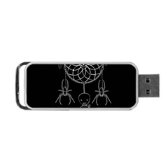 Voodoo Dream-catcher  Portable Usb Flash (one Side) by Valentinaart