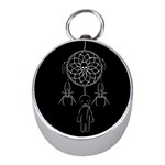 Voodoo dream-catcher  Mini Silver Compasses Front