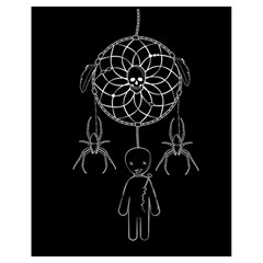 Voodoo Dream-catcher  Drawstring Bag (small) by Valentinaart