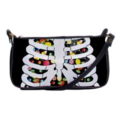 Trick Or Treat  Shoulder Clutch Bags by Valentinaart