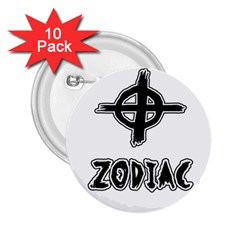 Zodiac Killer  2 25  Buttons (10 Pack)  by Valentinaart