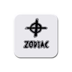 Zodiac Killer  Rubber Square Coaster (4 Pack)  by Valentinaart