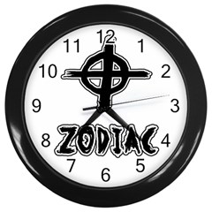 Zodiac Killer  Wall Clocks (black) by Valentinaart