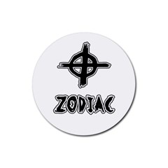 Zodiac Killer  Rubber Round Coaster (4 Pack)  by Valentinaart