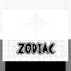 Zodiac Killer  Rectangular Jigsaw Puzzl by Valentinaart