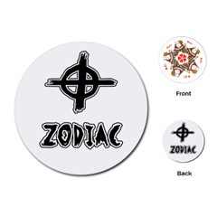 Zodiac Killer  Playing Cards (round)  by Valentinaart