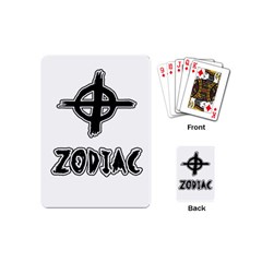 Zodiac Killer  Playing Cards (mini)  by Valentinaart