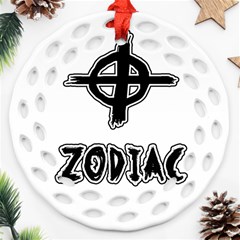 Zodiac Killer  Ornament (round Filigree) by Valentinaart