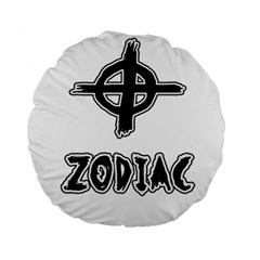 Zodiac Killer  Standard 15  Premium Round Cushions by Valentinaart