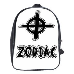 Zodiac Killer  School Bag (xl) by Valentinaart