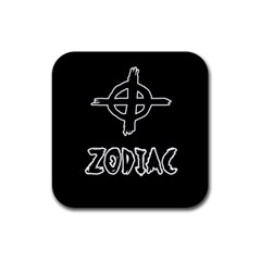 Zodiac Killer  Rubber Square Coaster (4 Pack)  by Valentinaart