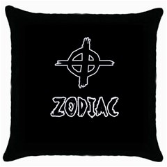 Zodiac Killer  Throw Pillow Case (black) by Valentinaart