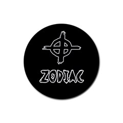 Zodiac Killer  Rubber Round Coaster (4 Pack)  by Valentinaart