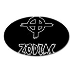 Zodiac killer  Oval Magnet Front