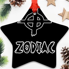 Zodiac Killer  Star Ornament (two Sides) by Valentinaart