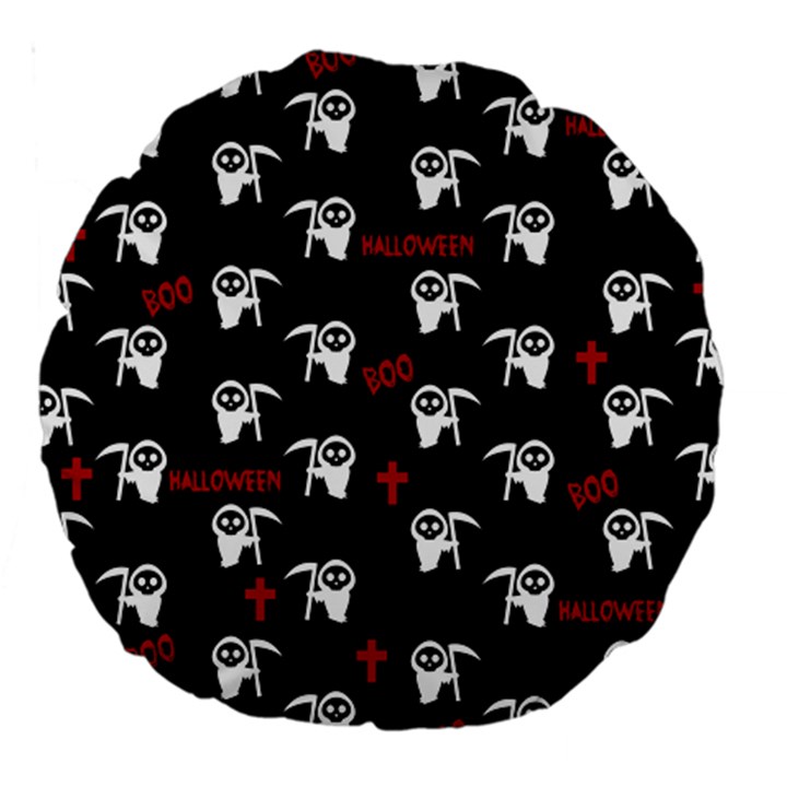 Death pattern - Halloween Large 18  Premium Round Cushions