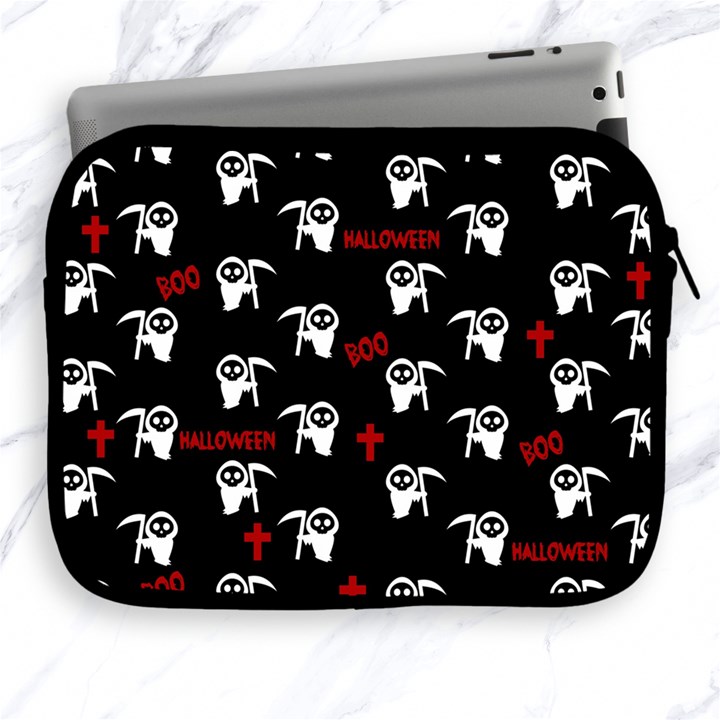 Death pattern - Halloween Apple iPad 2/3/4 Zipper Cases