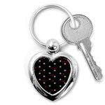 Death pattern - Halloween Key Chains (Heart)  Front