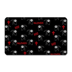 Death Pattern - Halloween Magnet (rectangular) by Valentinaart