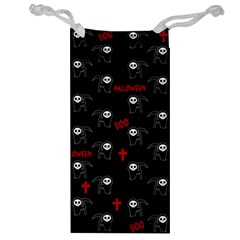 Death Pattern - Halloween Jewelry Bag by Valentinaart