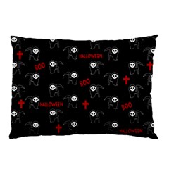 Death Pattern - Halloween Pillow Case by Valentinaart